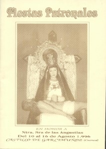Fiestas patronales en honor a Nuestra Señora de las Angustias 1996 Castillo de Garcimuñoz